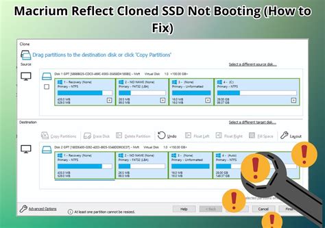 crucial ssd clone fails when boot